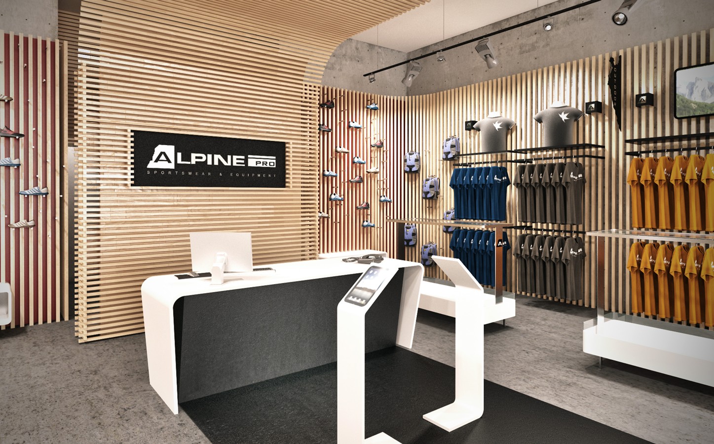 Koncept prodejen Alpine